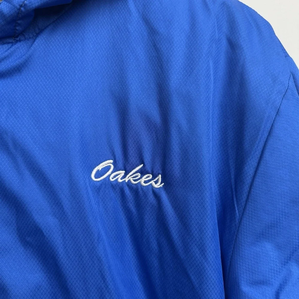 Speedo Adult Team Swim Parka ATCC‎ Dolphins Fleece Med Lined Coat Royal Blue NWT